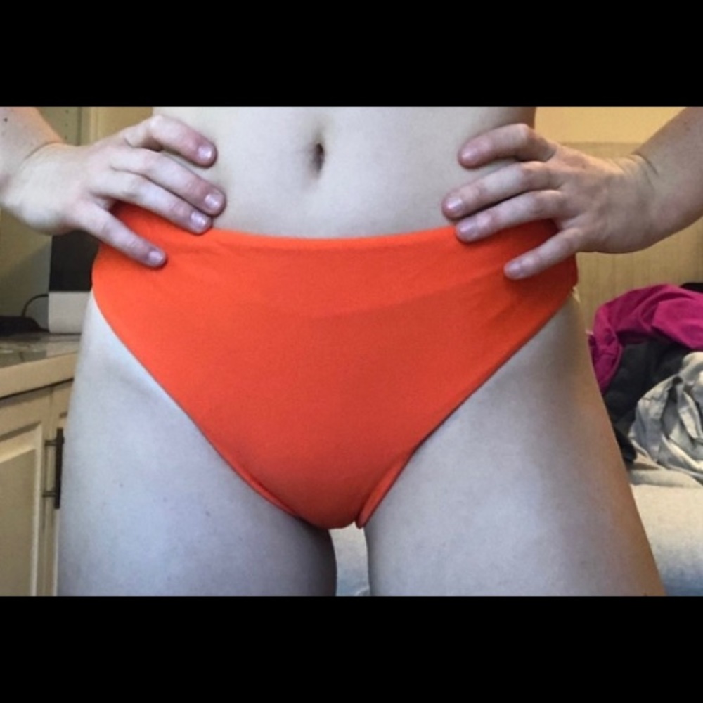 orange bikini bottoms